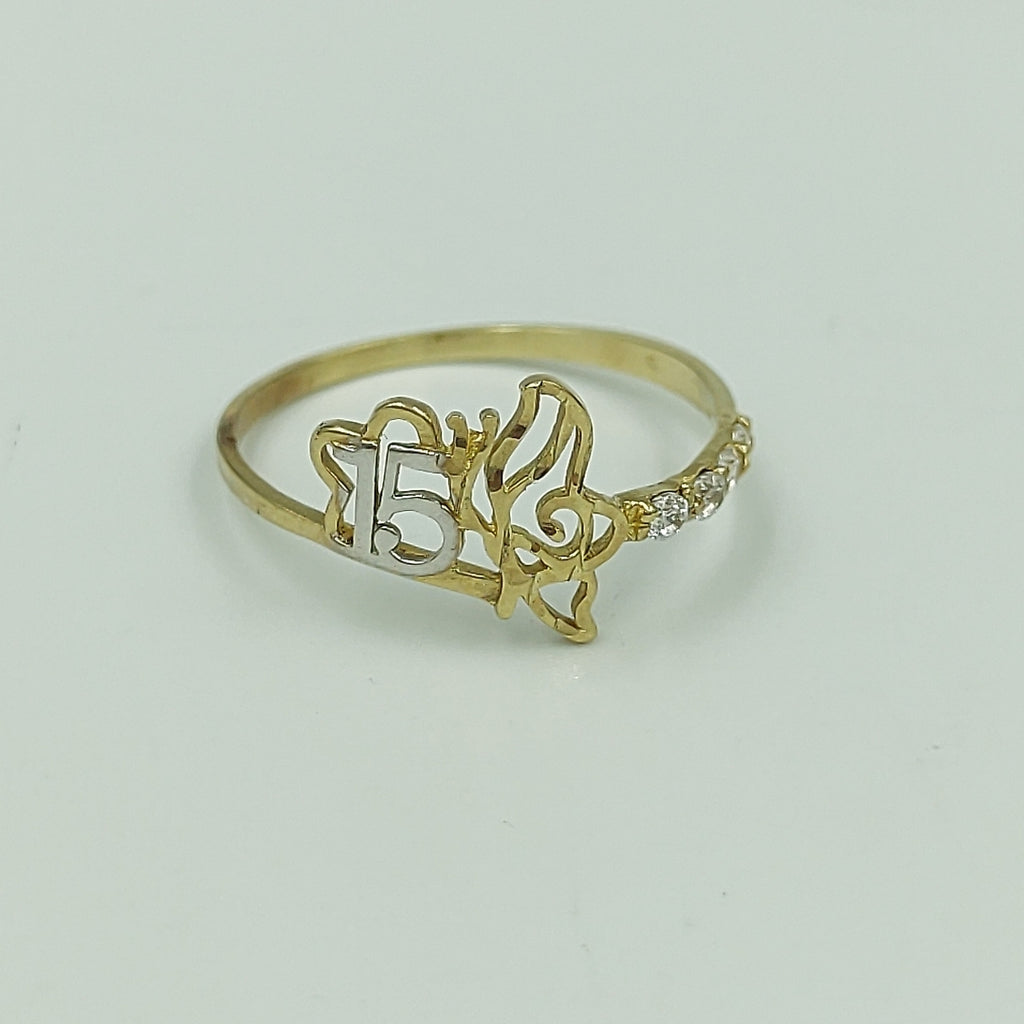 ANILLO ORO 10 K 0,90 GRMS (SEMINUEVO)