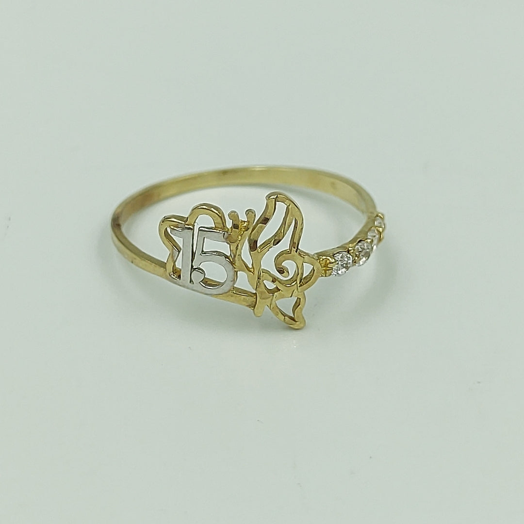 ANILLO ORO 10 K 0,90 GRMS (SEMINUEVO)