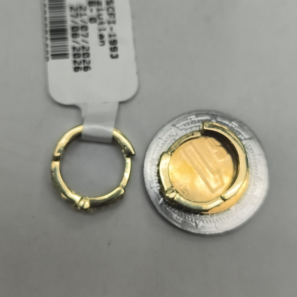 ARETES ARRACADAS C CIRCONIAS 10K 2.6 GR (NUEVO)