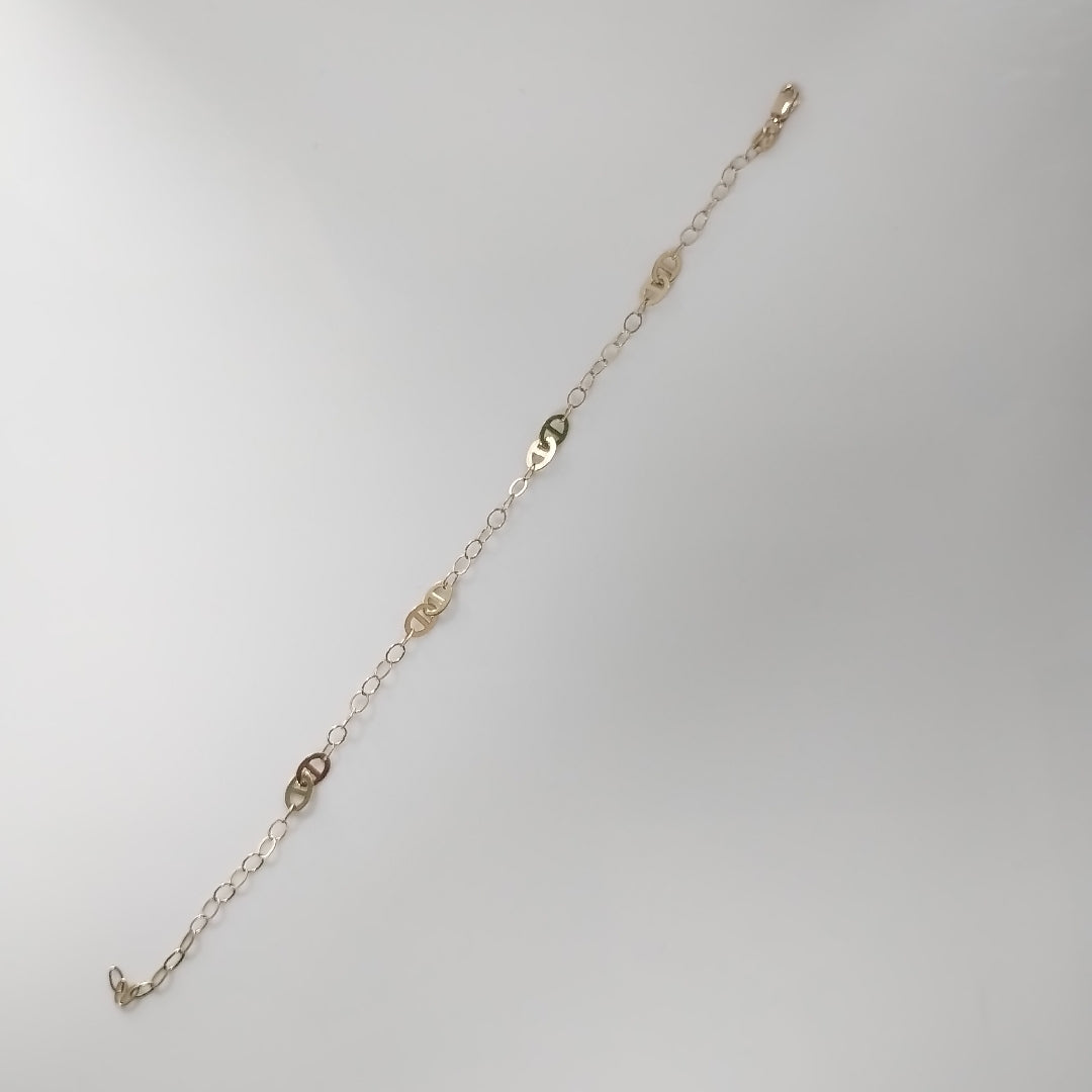 PULSERA ESPECIAL 14K 21 CM 1.8 GR (NUEVO)