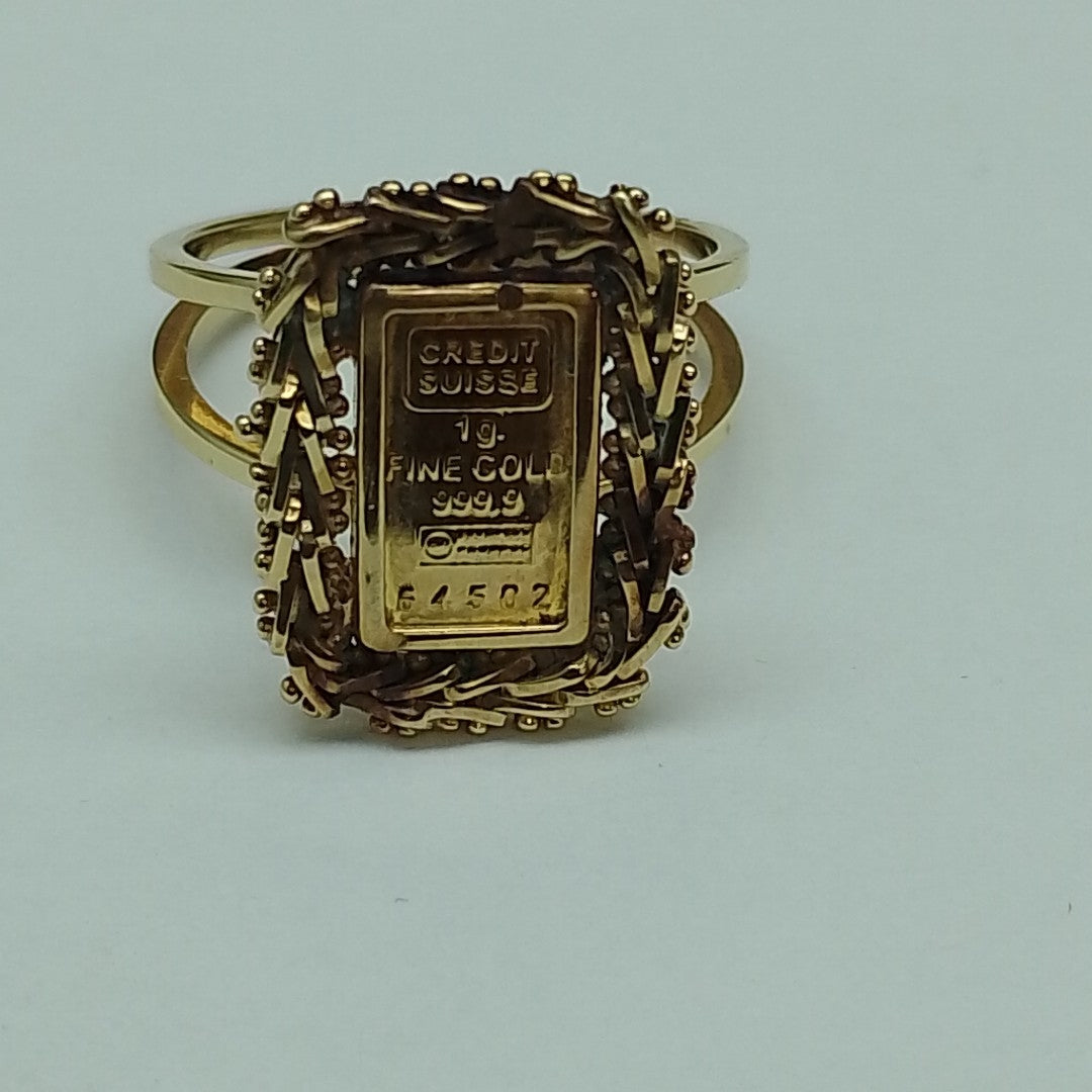 ANILLO ORO 10 K 3,50 GRMS (SEMINUEVO)
