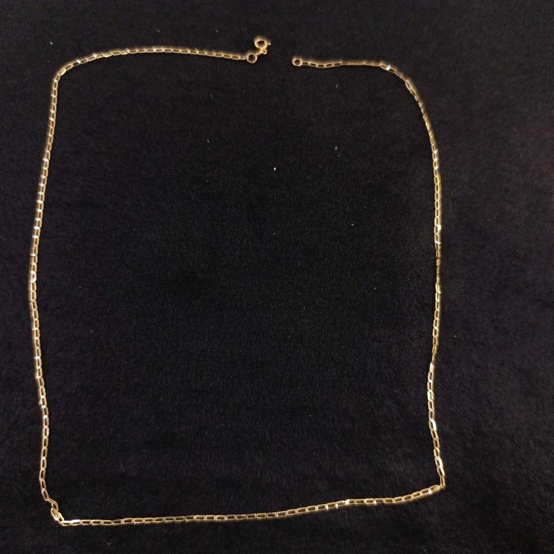 CADENA ORO COMBINADO 14 K 1.3 GRMS (SEMINUEVO)