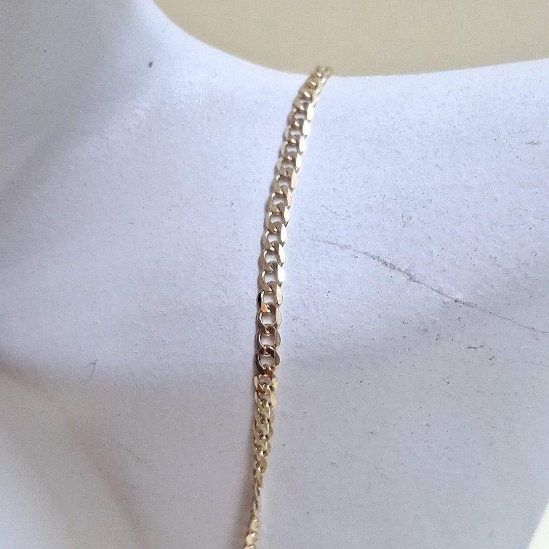 CADENA BARBADA 14K 55 CM 6 GR (NUEVO)