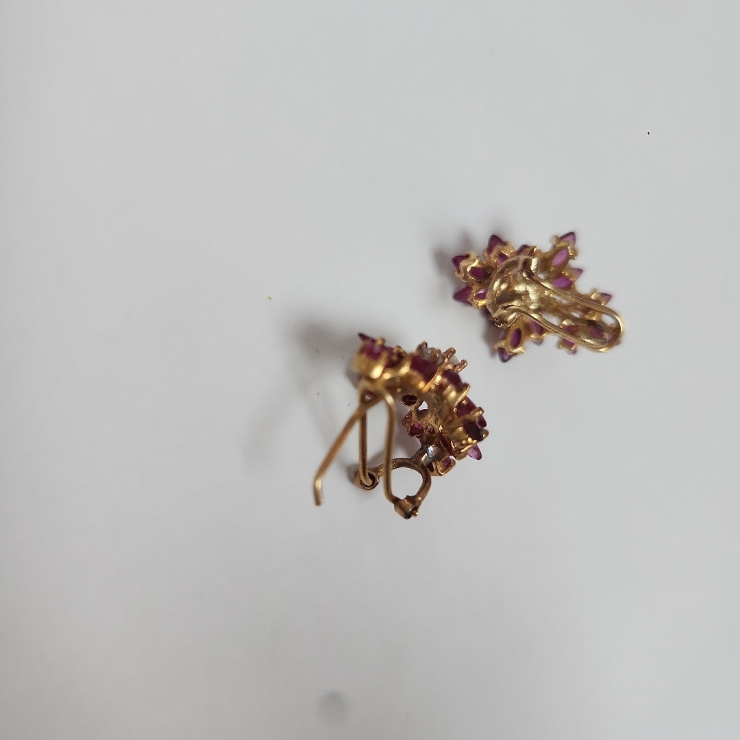 ARETES PAR ORO 14 K 4,60 GRMS (SEMINUEVO)