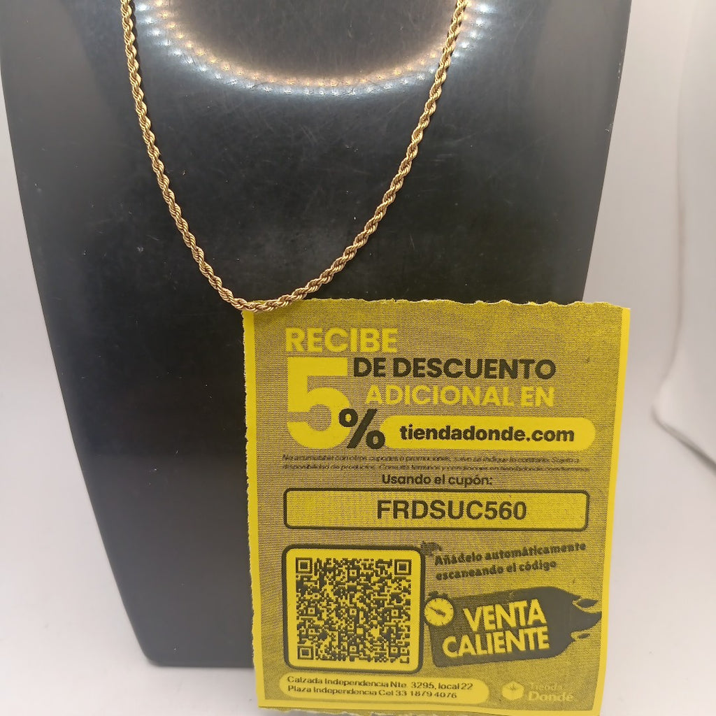 CADENA ORO 10 K 5.2 GRMS (SEMINUEVO)