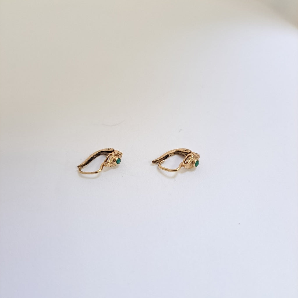 ARETES PAR ORO 10 K 1.1 GRMS (SEMINUEVO)