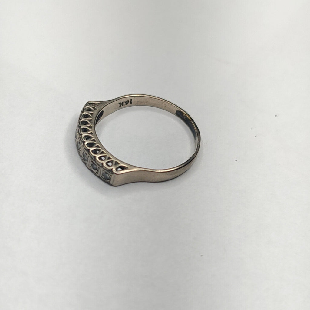 ANILLO ORO BLANCO 10 K 2,00 GRMS (SEMINUEVO)