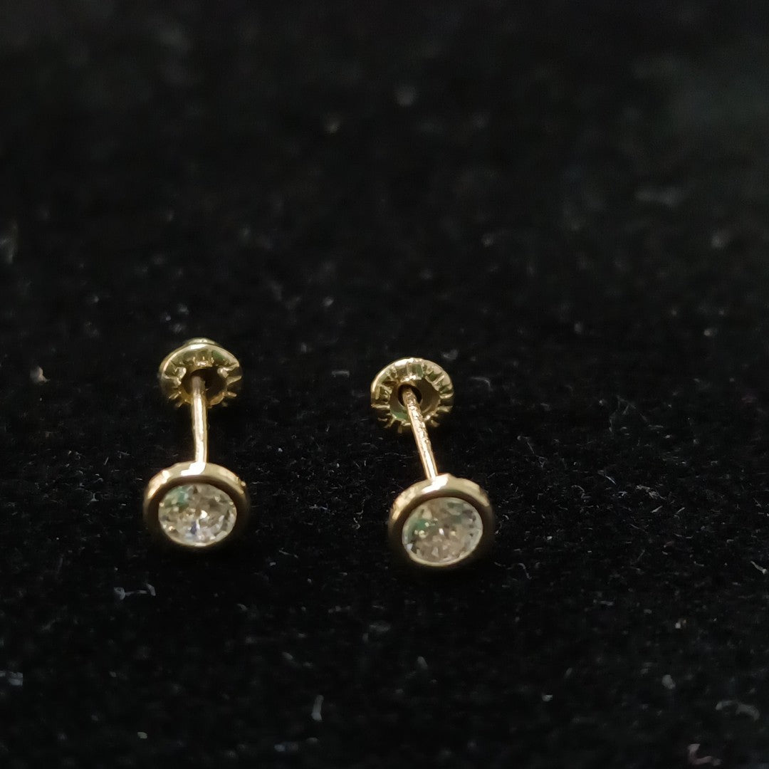 BROQUELES BROQUEL C CIRCONIA 14K 0.1501 GR (NUEVO)