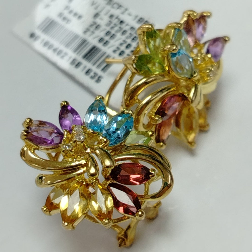 ARETES PAR ORO 14 K 8,90 GRMS (SEMINUEVO)