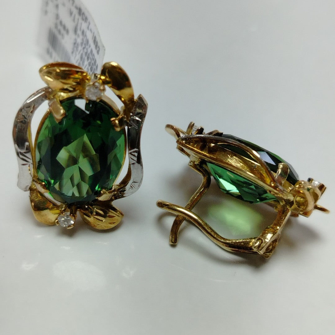 ARETES PAR ORO 14 K 9,50 GRMS (SEMINUEVO)