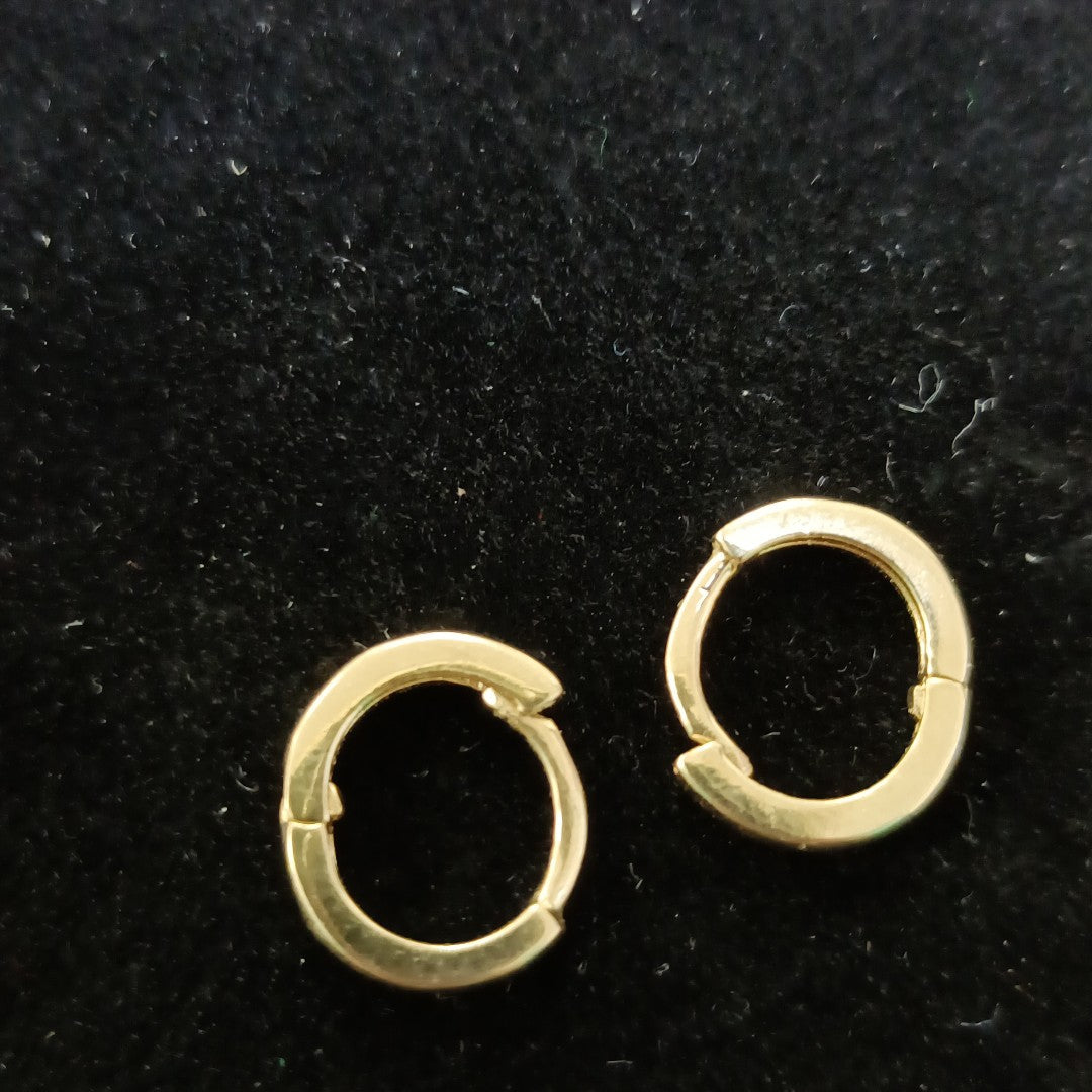 ARETES HUGGIE 14K 1.3 GR (NUEVO)
