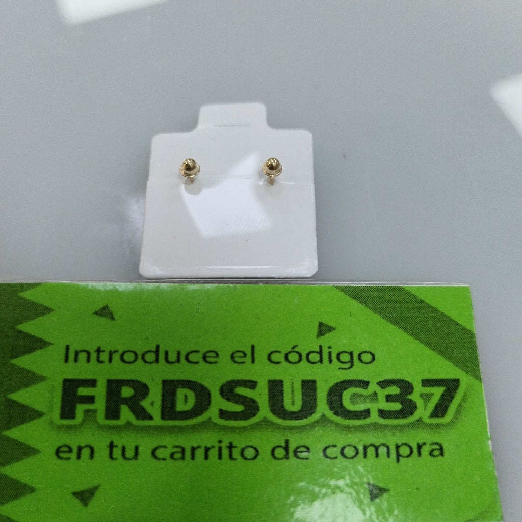 BROQUELES BROQUEL FIG CAPIBARA 14K 0.2657 GR (NUEVO)