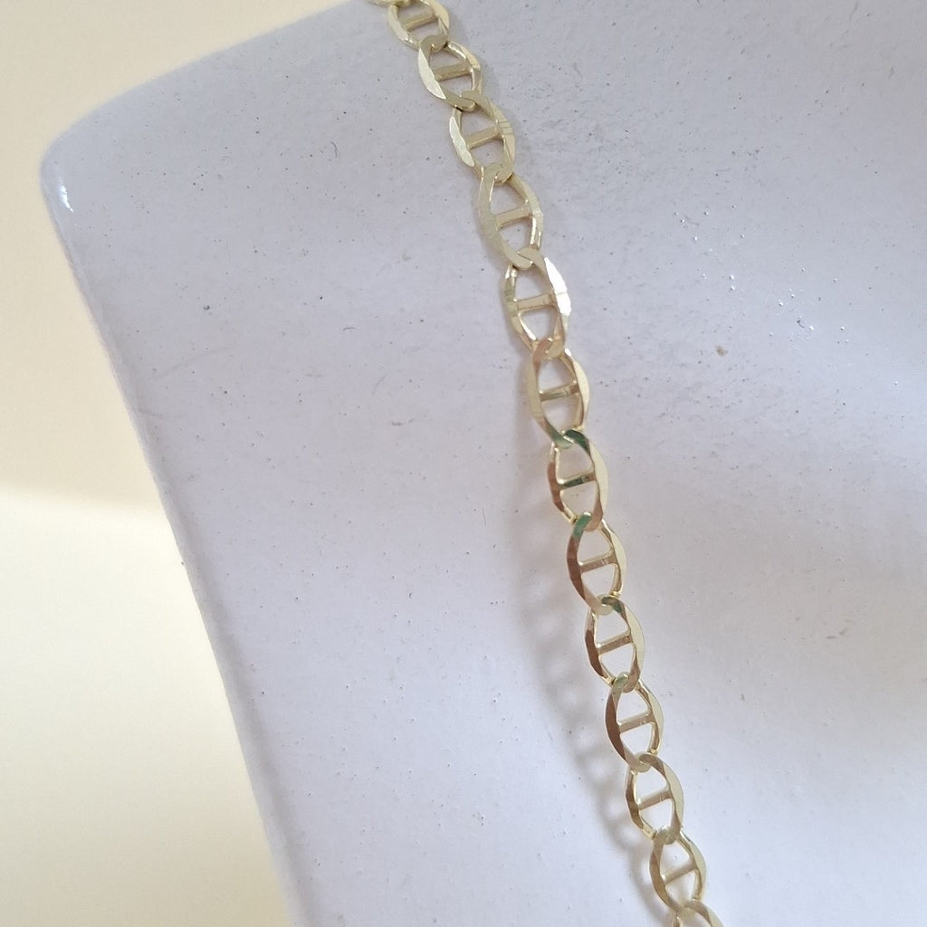 CADENAS TEJIDO GUCHI ORO 10K 60 CM 4.1 GR (NUEVO)