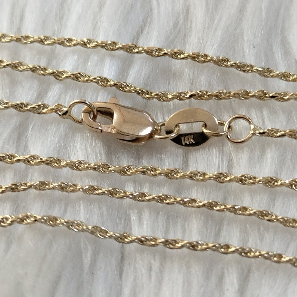 CADENA TORZAL 14K 55 CM 3 GR (NUEVO)