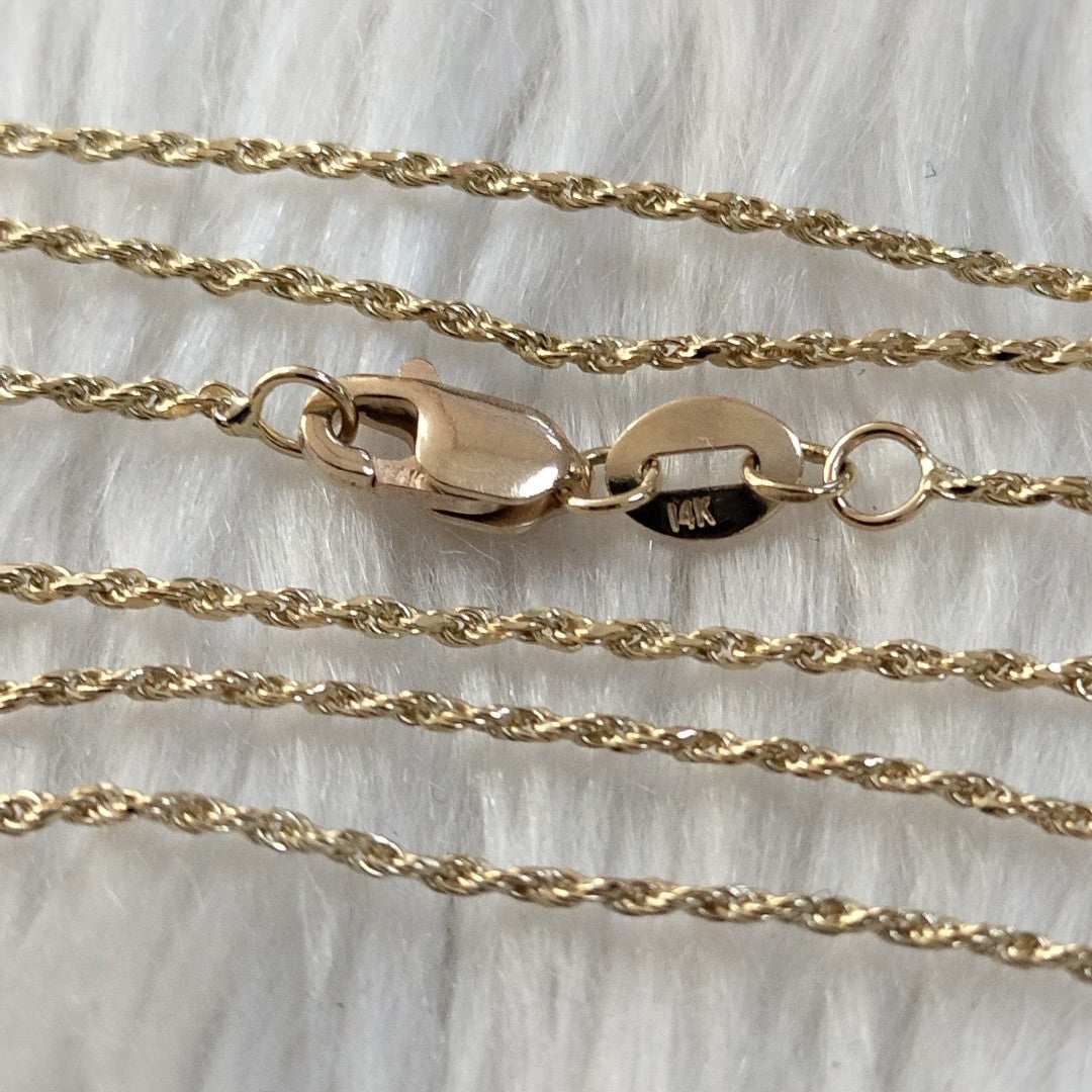 CADENA TORZAL 14K 55 CM 3 GR (NUEVO)