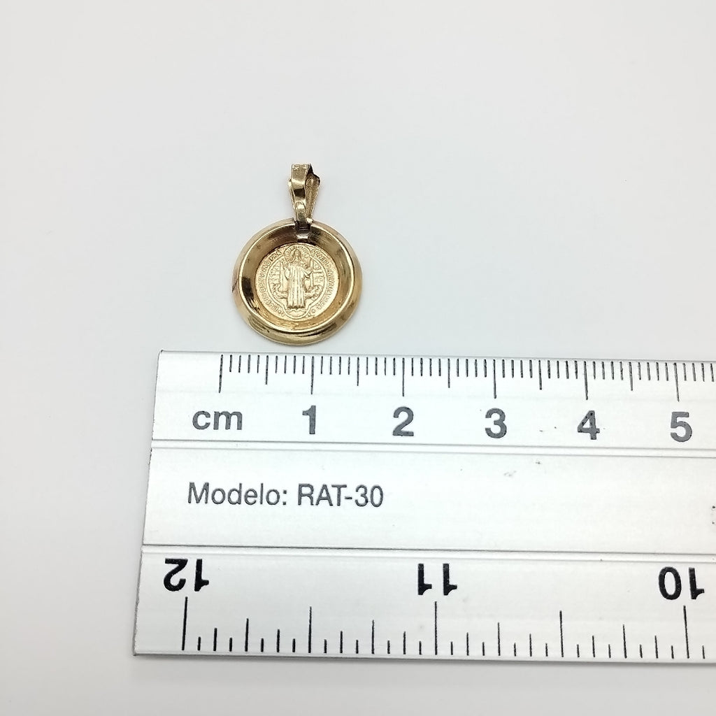 MEDALLA RELIGIOSA ORO 10 K 1 GRMS (SEMINUEVO)