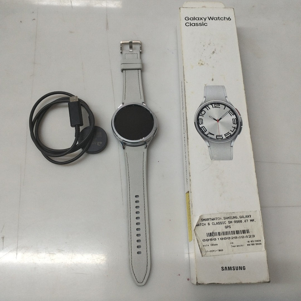 SMARTWATCH SAMSUNG GALAXY WATCH 6 CLASSIC SM-R960 47 MM GPS (SEMINUEVO)