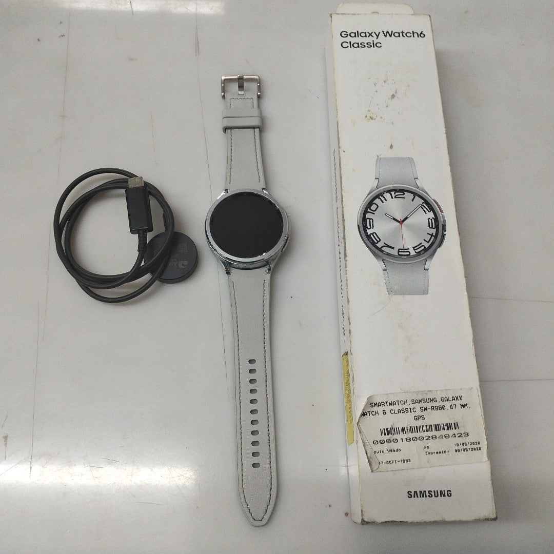 SMARTWATCH SAMSUNG GALAXY WATCH 6 CLASSIC SM-R960 47 MM GPS (SEMINUEVO)
