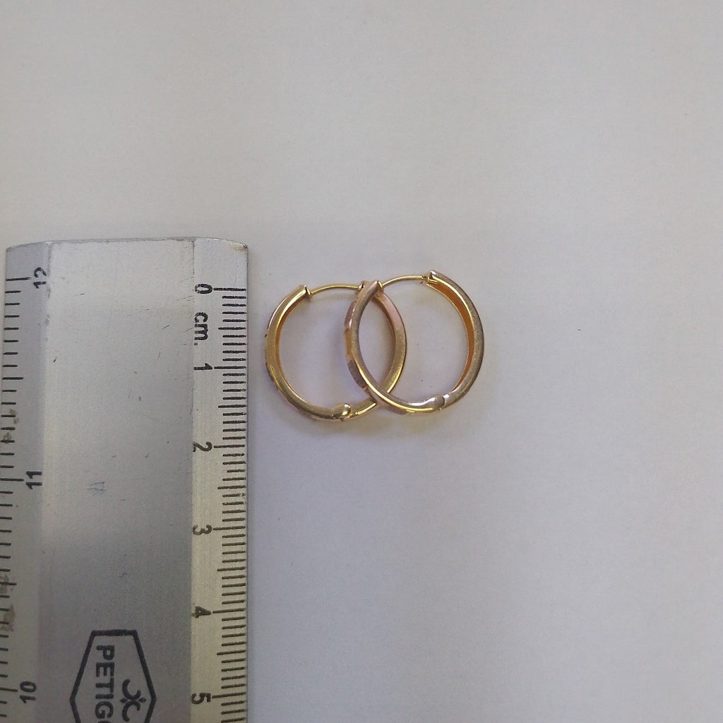 ARRACADAS PAR ORO 10 K 1.6 GRMS (SEMINUEVO)