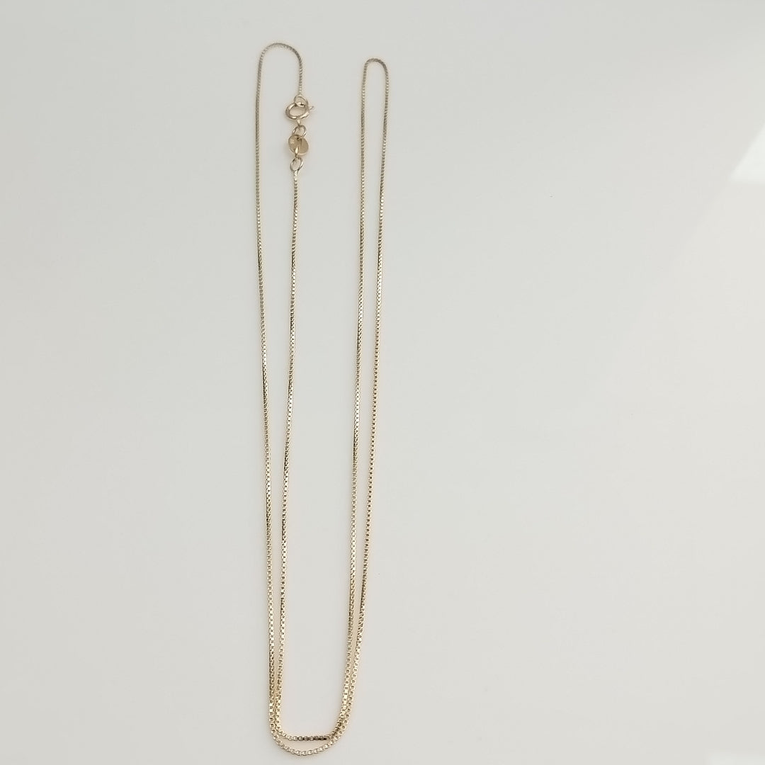 CADENA VENECIANO 14K 55 CM 1.7 GR (NUEVO)