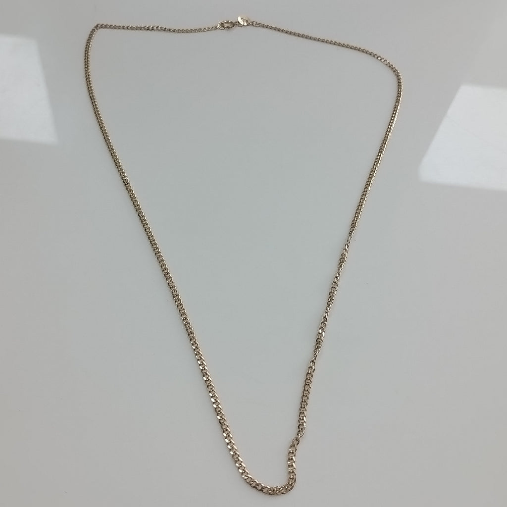 CADENAS TEJIDO BARBADA ORO 10K 50 CM 3.5 GR (NUEVO)