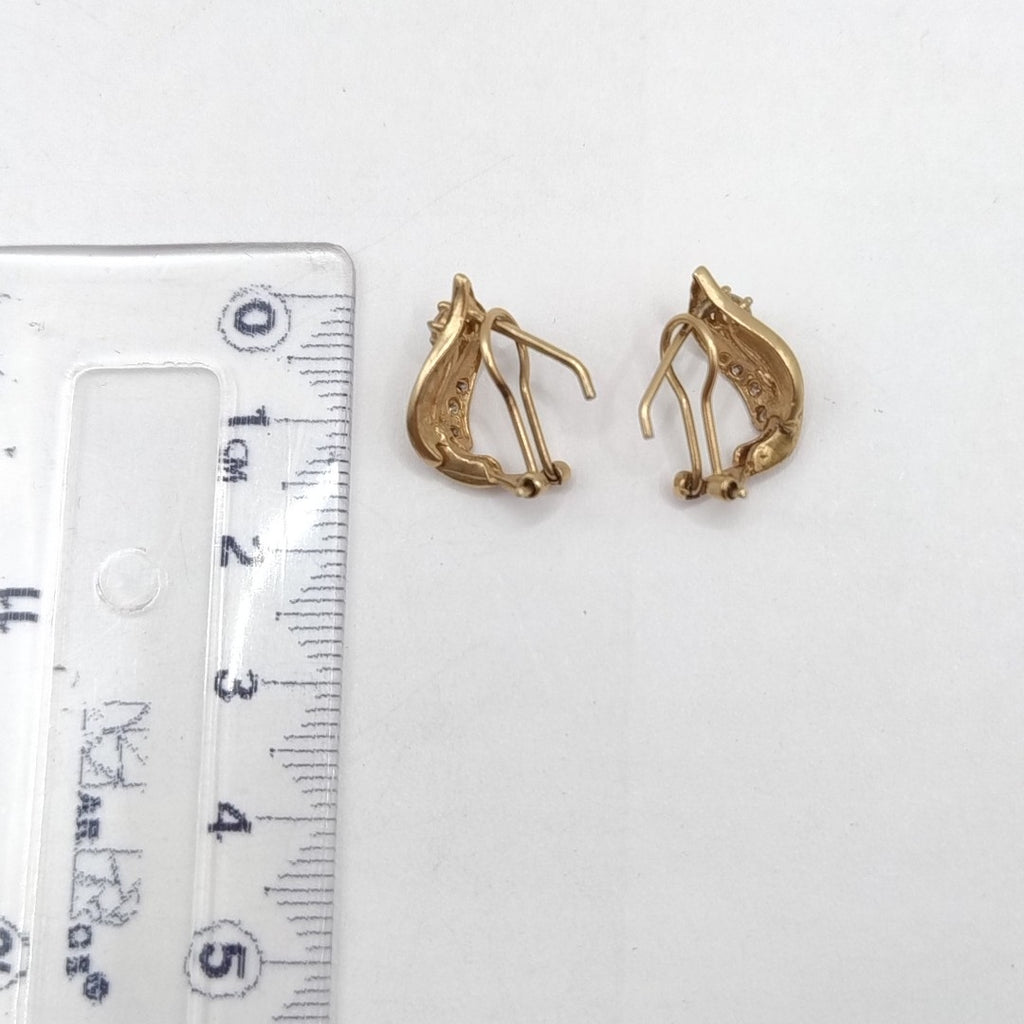 ARETES PAR ORO 10 K 2.5 GRMS (SEMINUEVO)