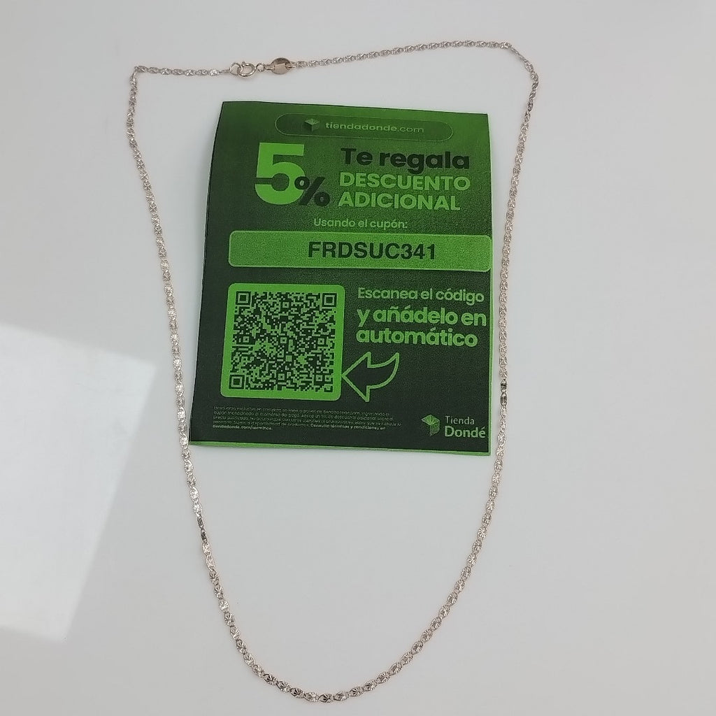 CADENAS TEJIDO GUCHI ORO 10K 45 CM 1.5 GR (NUEVO)