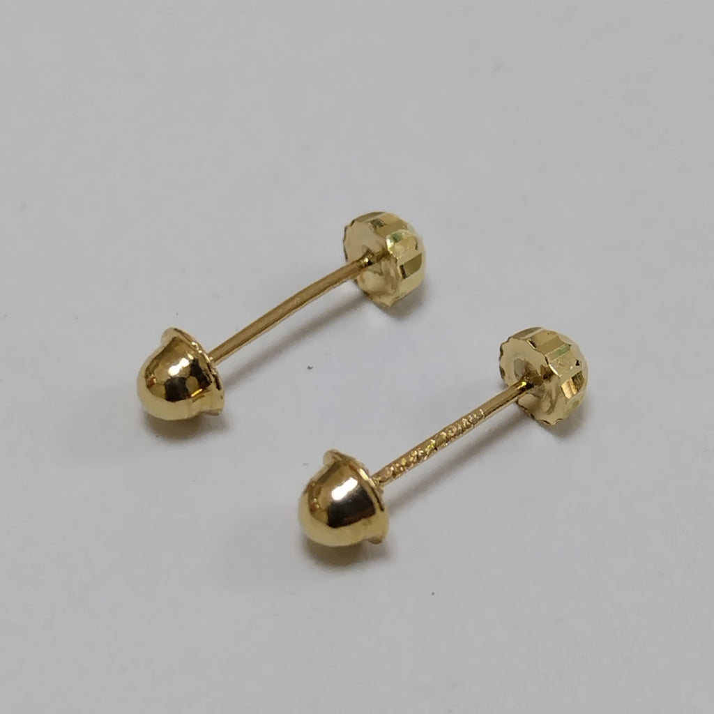 BROQUELES BROQUEL FIG HONGO 14K 0.17 GR (NUEVO)