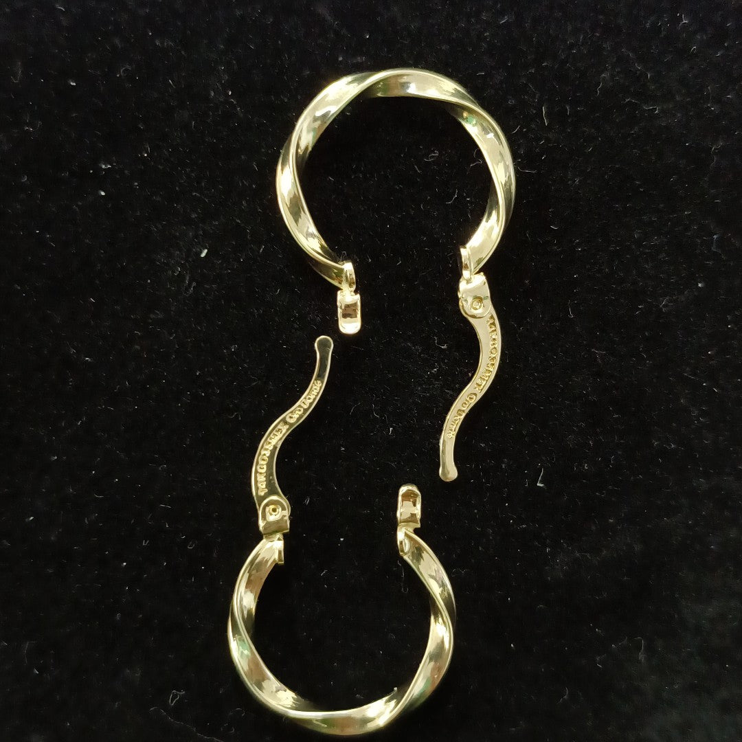 ARETES ARRACADAS TORZAL 14K 1.1 GR (NUEVO)