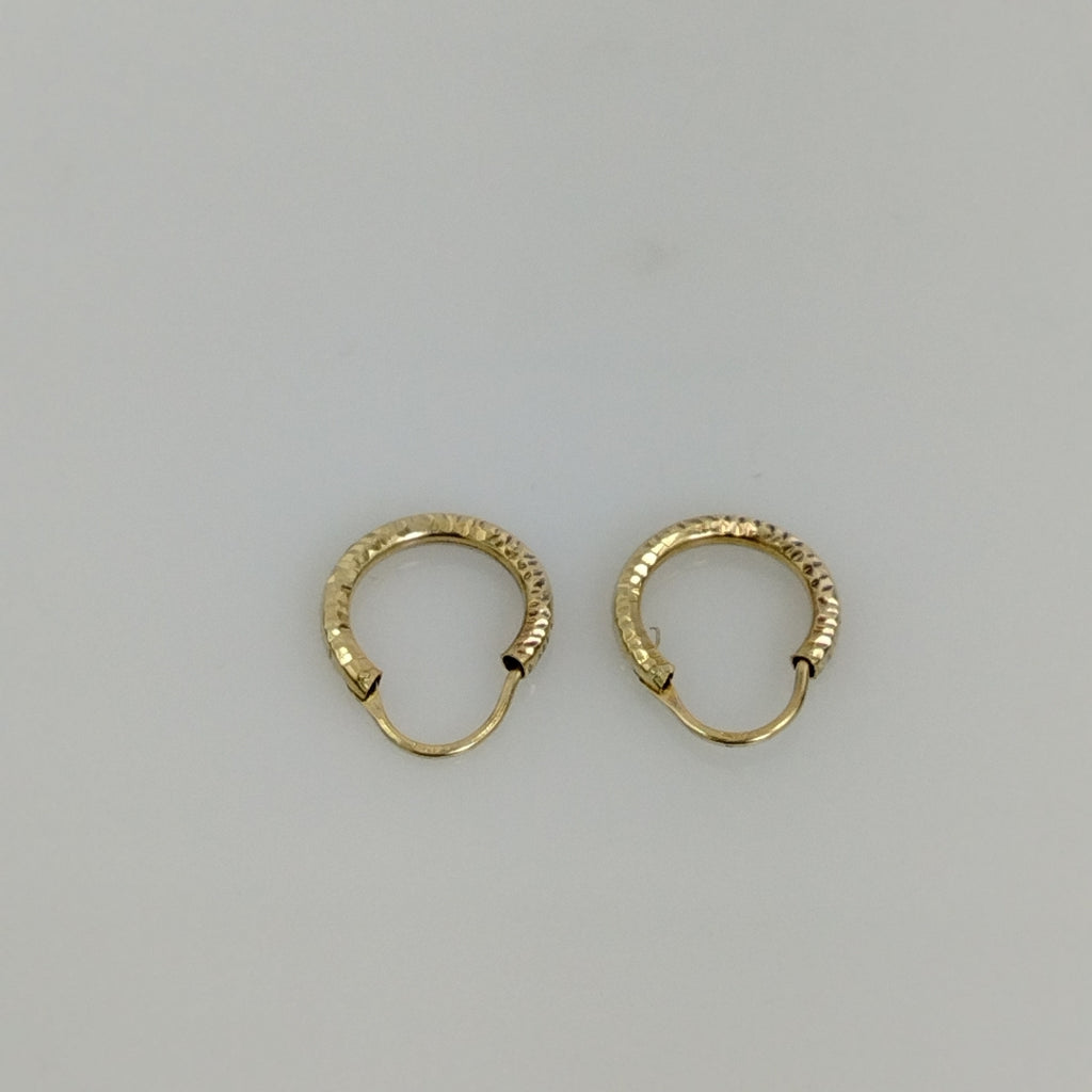ARRACADAS PAR ORO 10 K 1.2 GRMS (SEMINUEVO)
