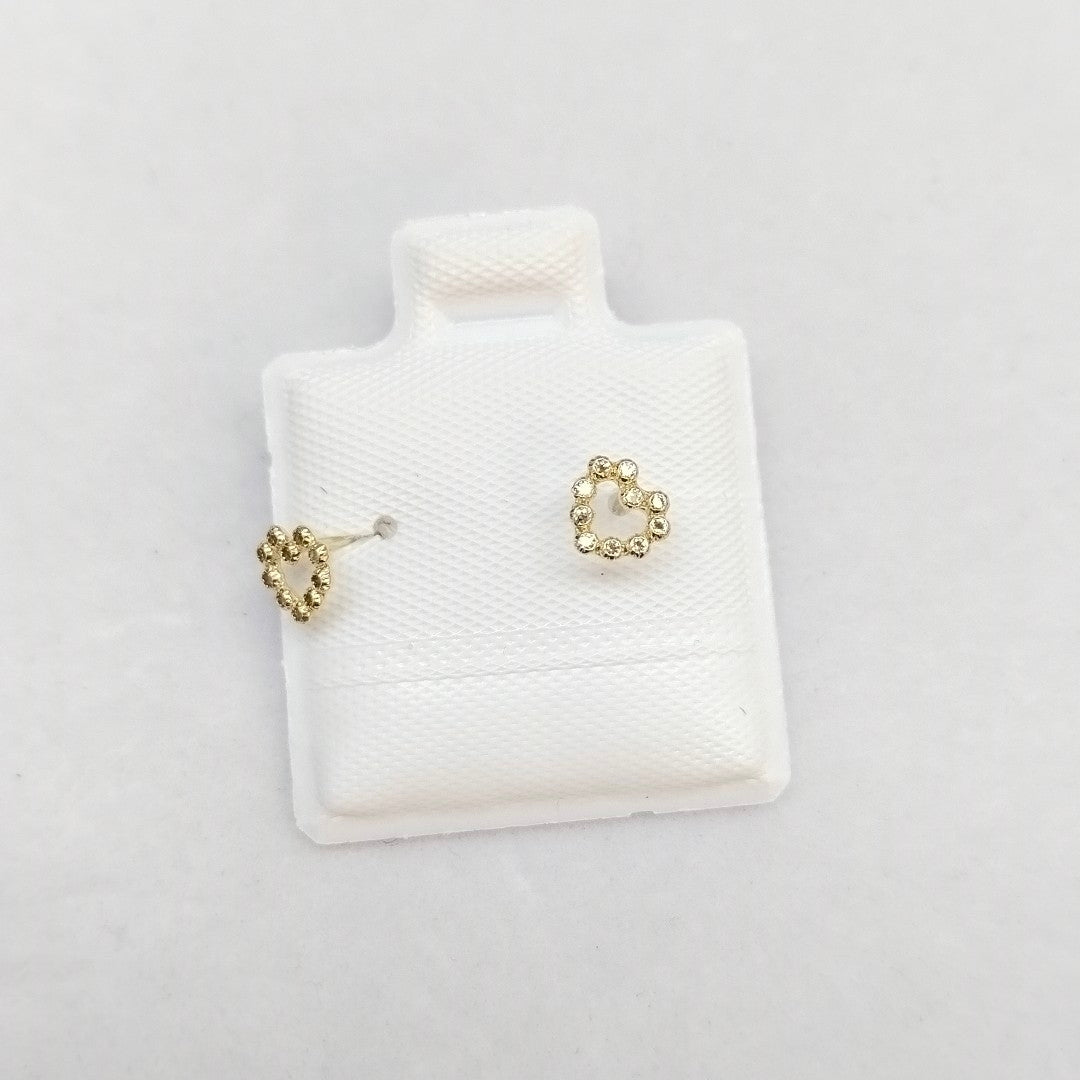 BROQUELES BROQUEL FIG CORAZON 14K 0.23 GR (NUEVO)