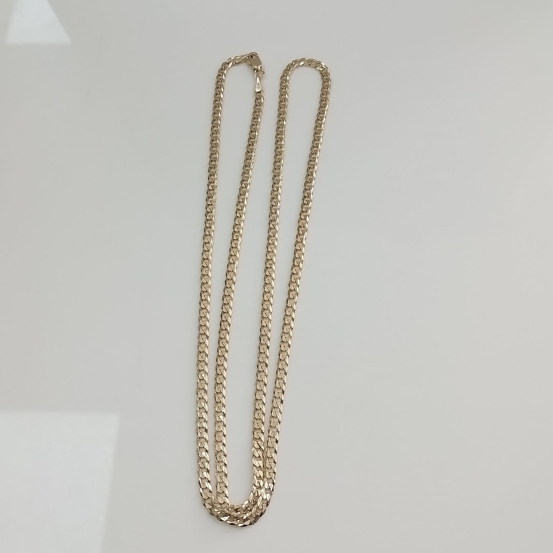 CADENA BARBADA 14K 60 CM 10 GR (NUEVO)