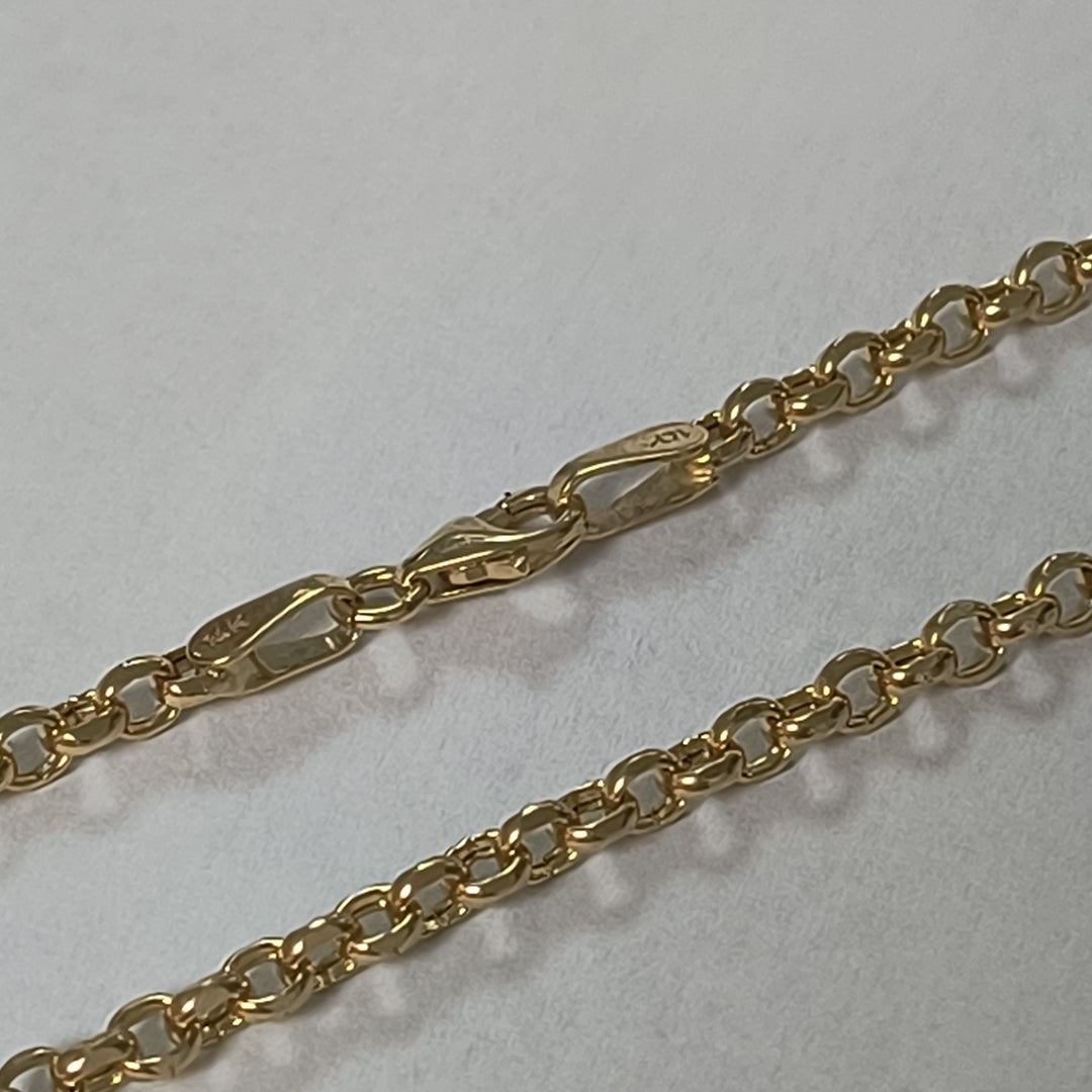 CADENA ORO 14 K 4.3 GRMS (SEMINUEVO)