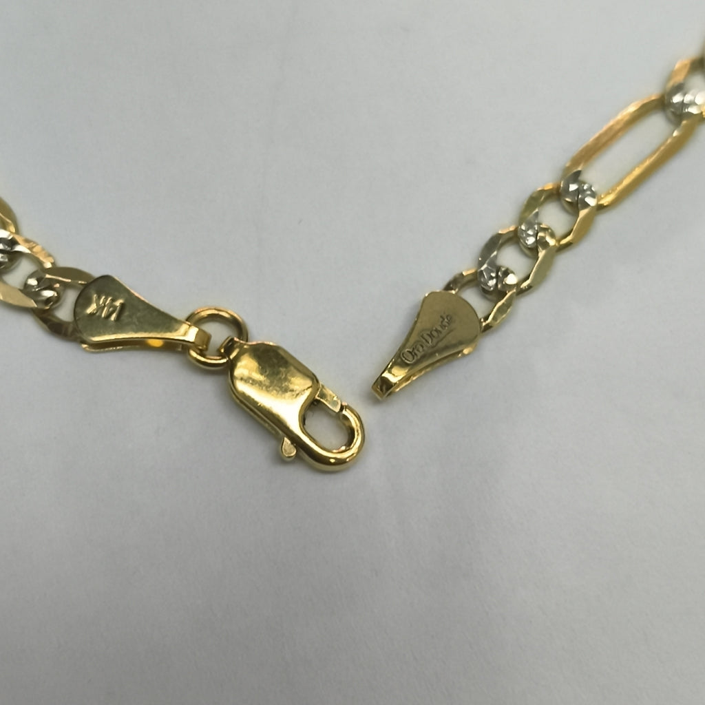 PULSERA 3X1 14K 21 CM 4.5 GR (NUEVO)