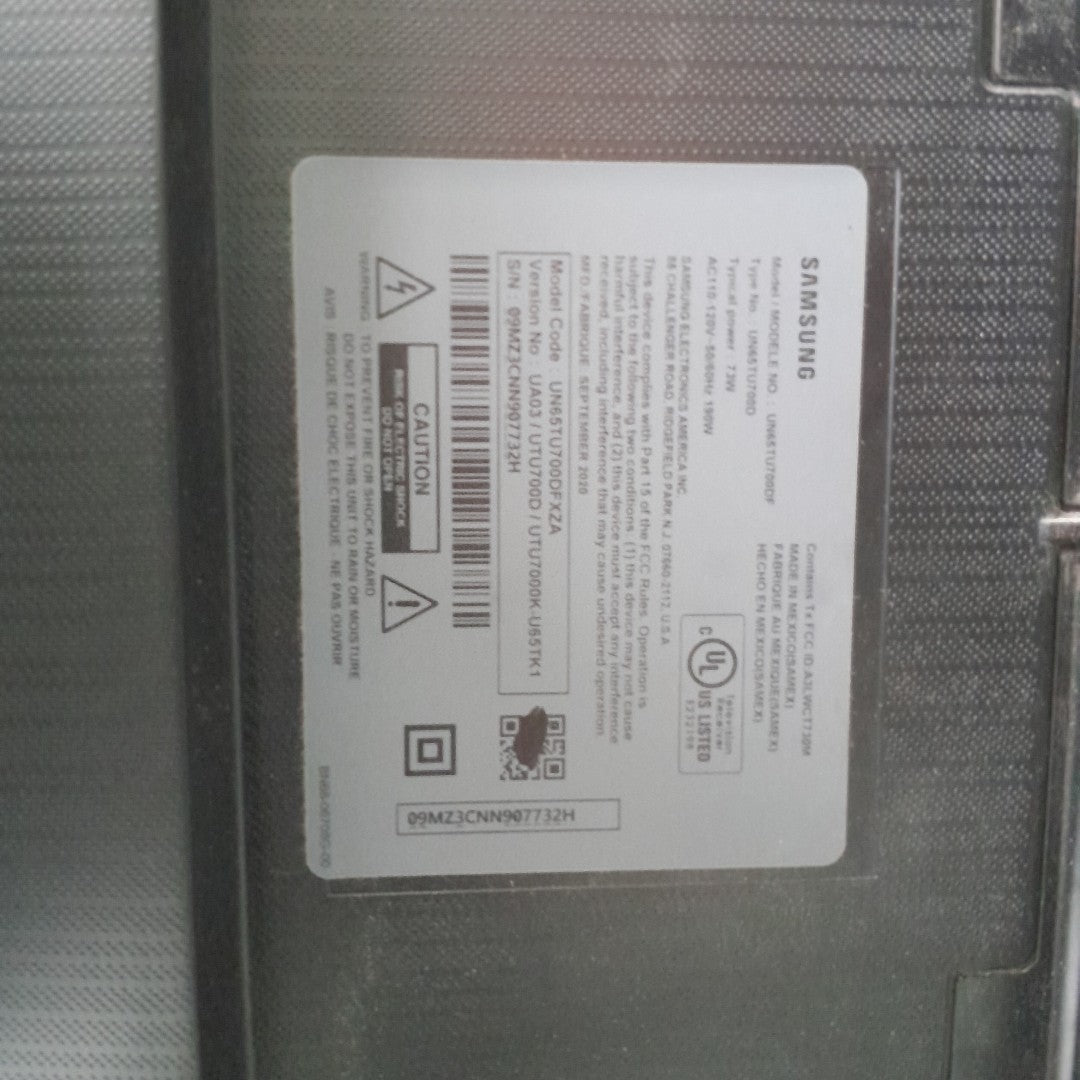 PANTALLA SAMSUNG UN65TU700DF (2022) 65" LED 4K (SEMINUEVO)