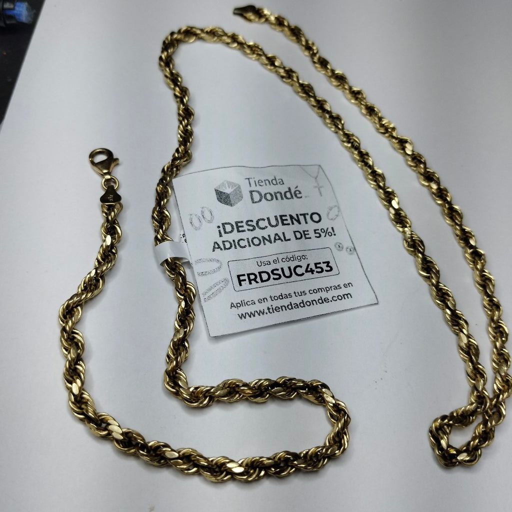 CADENA ORO 10 K 12.8 GRMS (SEMINUEVO)