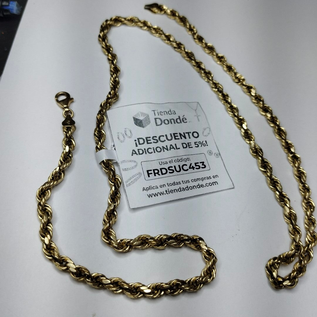 CADENA ORO 10 K 12.8 GRMS (SEMINUEVO)