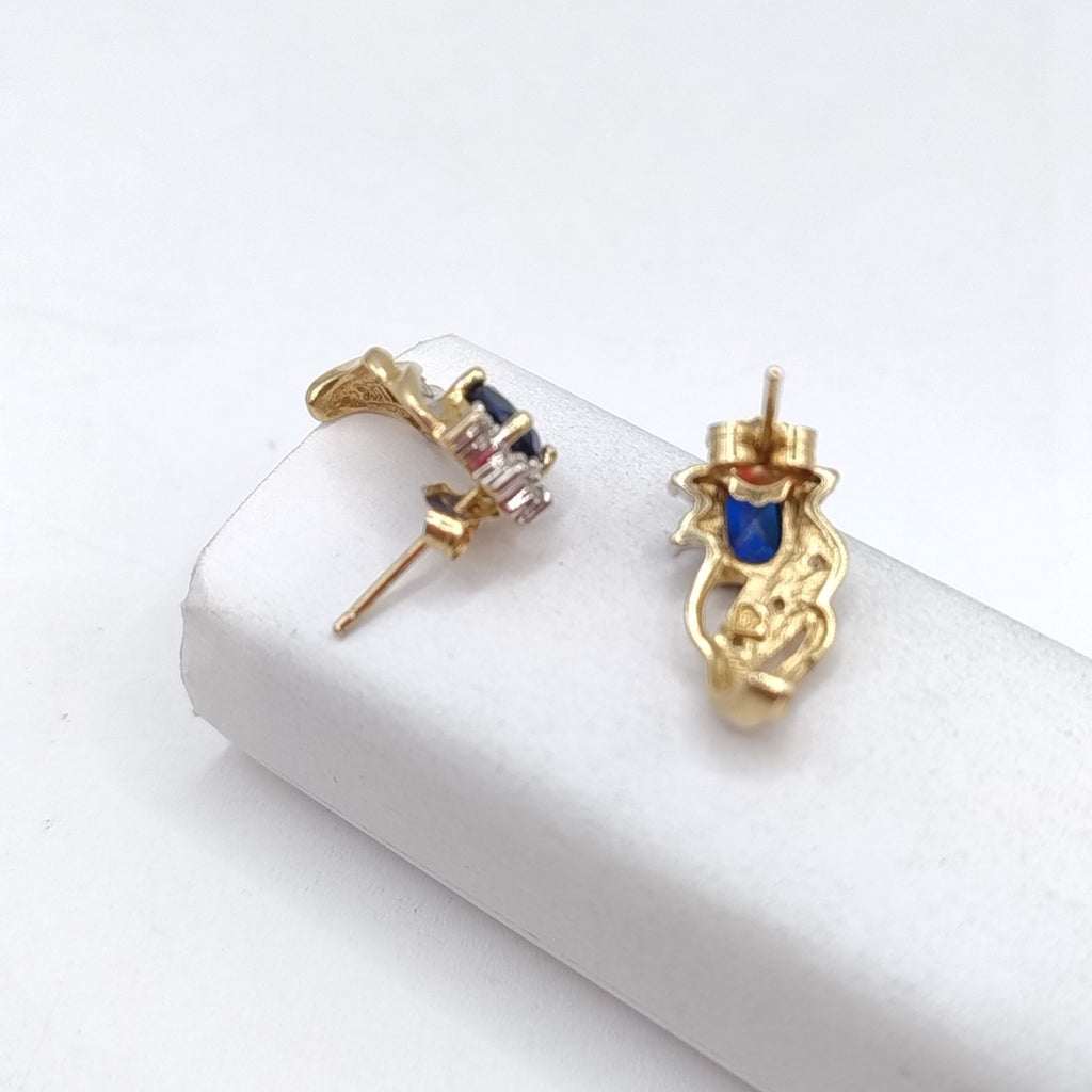 ARETES PAR ORO 10 K 3 GRMS (SEMINUEVO)