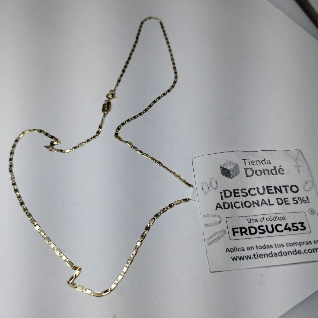 CADENA ORO 14 K 1,70 GRMS (SEMINUEVO)