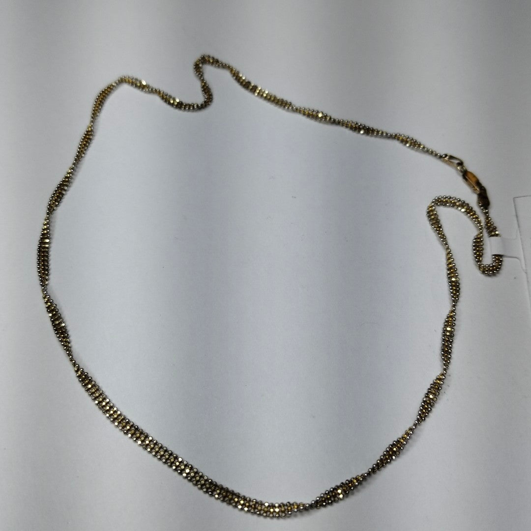 GARGANTILLA ORO COMBINADO 14 K 5,00 GRMS (SEMINUEVO)
