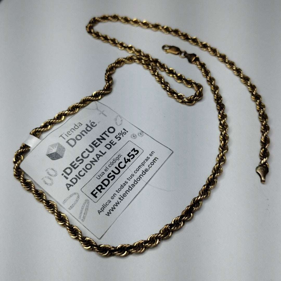 CADENA ORO 10 K 8,30 GRMS (SEMINUEVO)