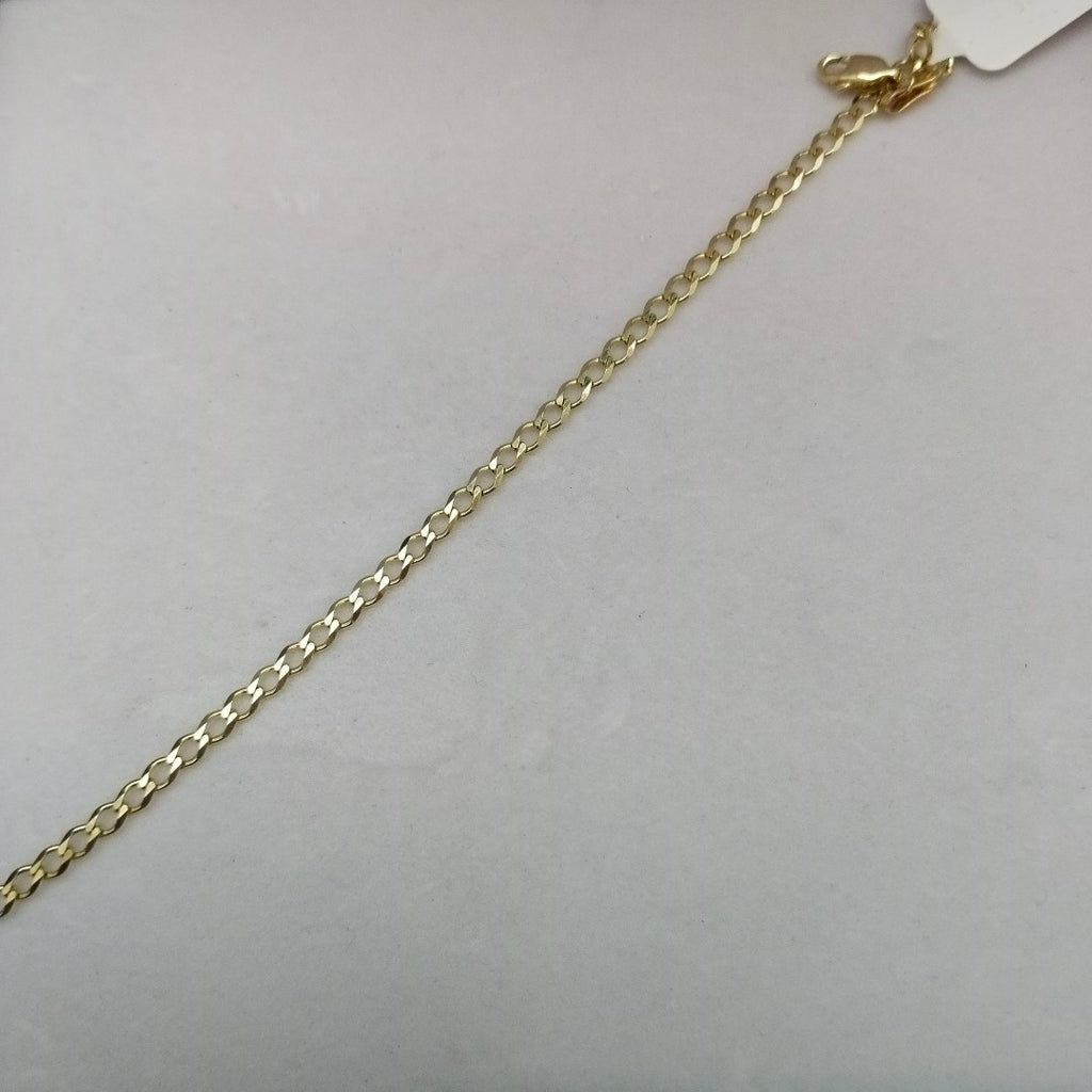 PULSERA TEJIDO BARBADA 14K 21 CM 3.9 GR (NUEVO)