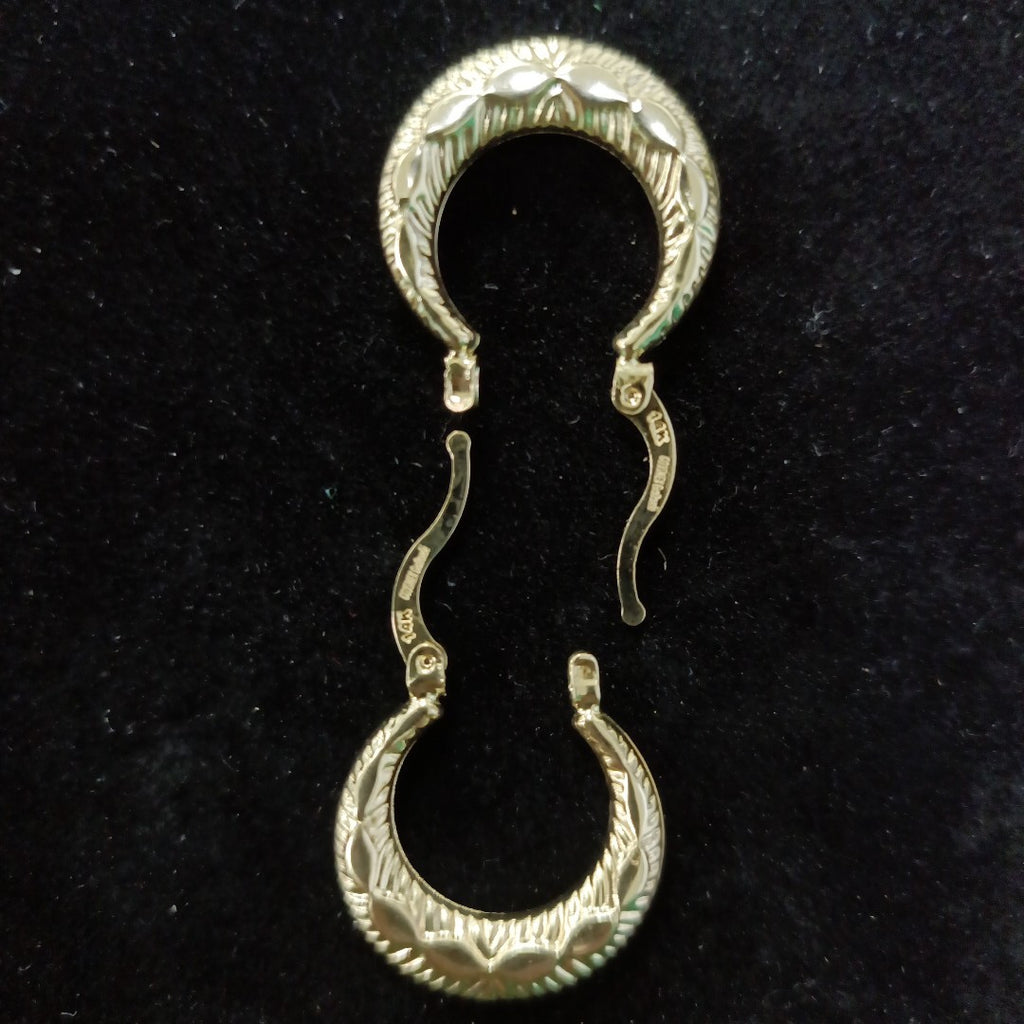 ARETES ARRACADAS HUECAS 14K 1.8 GR (NUEVO)