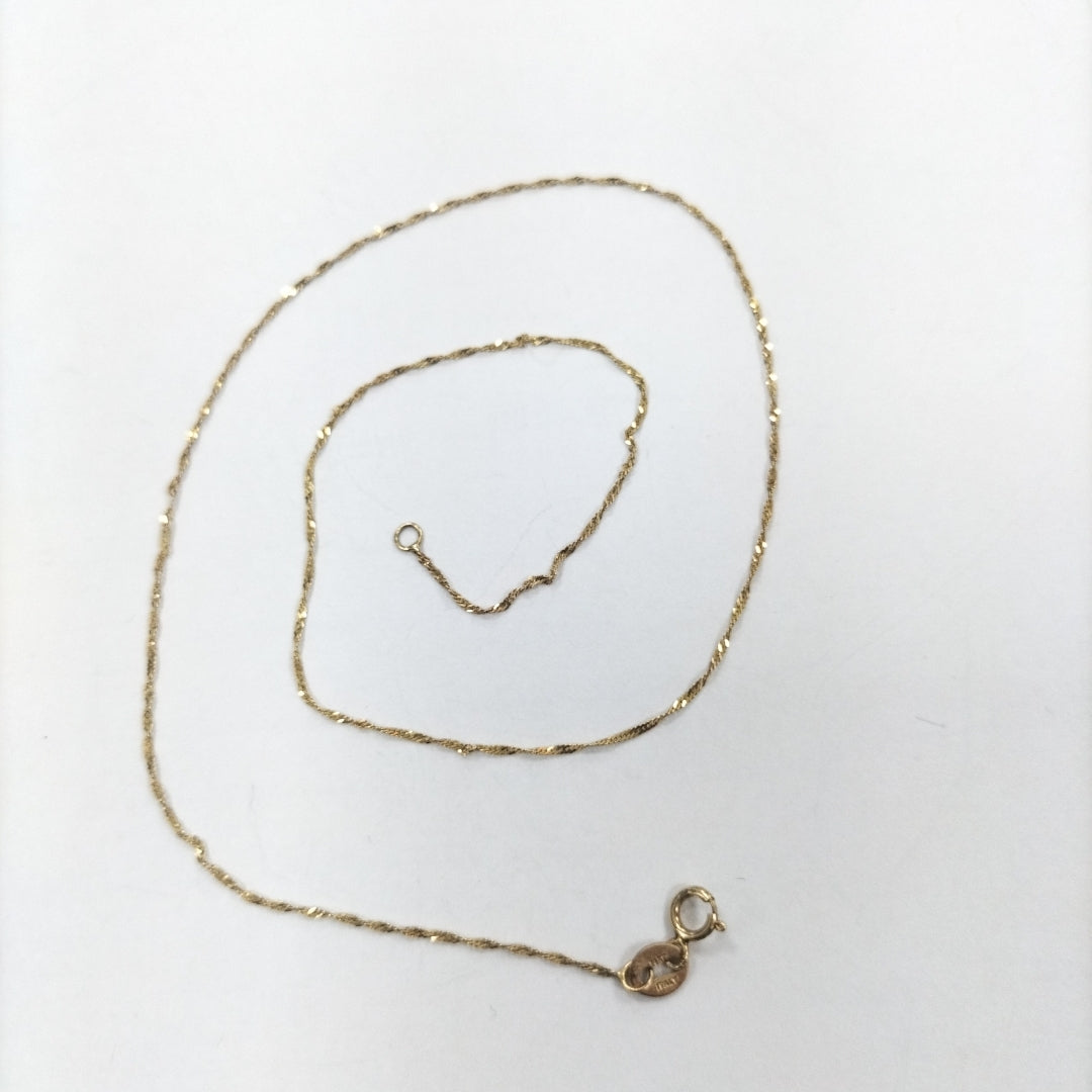 CADENA ORO 14 K 0,50 GRMS (SEMINUEVO)