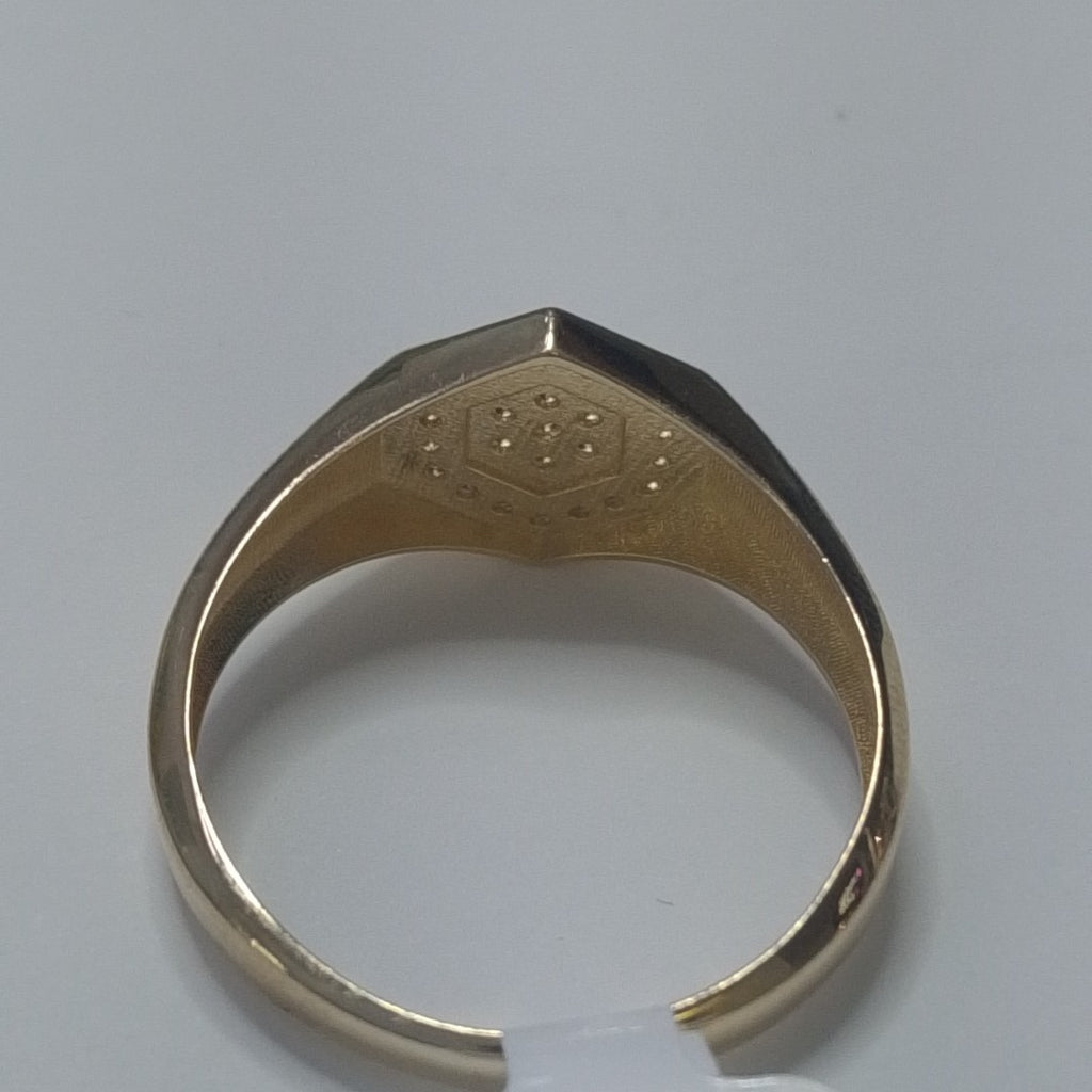 ANILLO C CIRCONIAS 14K 12 TALLA 4.1 GR (NUEVO)