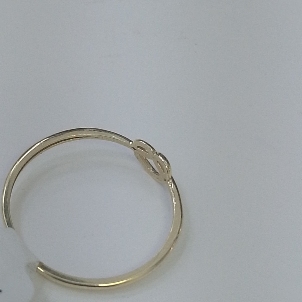 ANILLOS ANILLITO FIG CORAZON 10K TALLA 9 0.9 GR (NUEVO)
