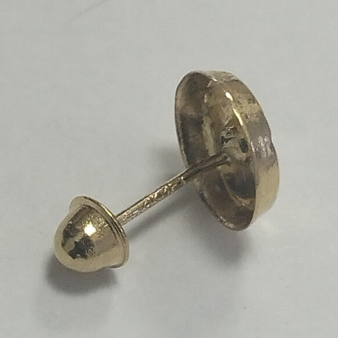 BROQUELES BROQUEL FIG BOTON C CIRCONIA 14K 0.2916 GR (NUEVO)
