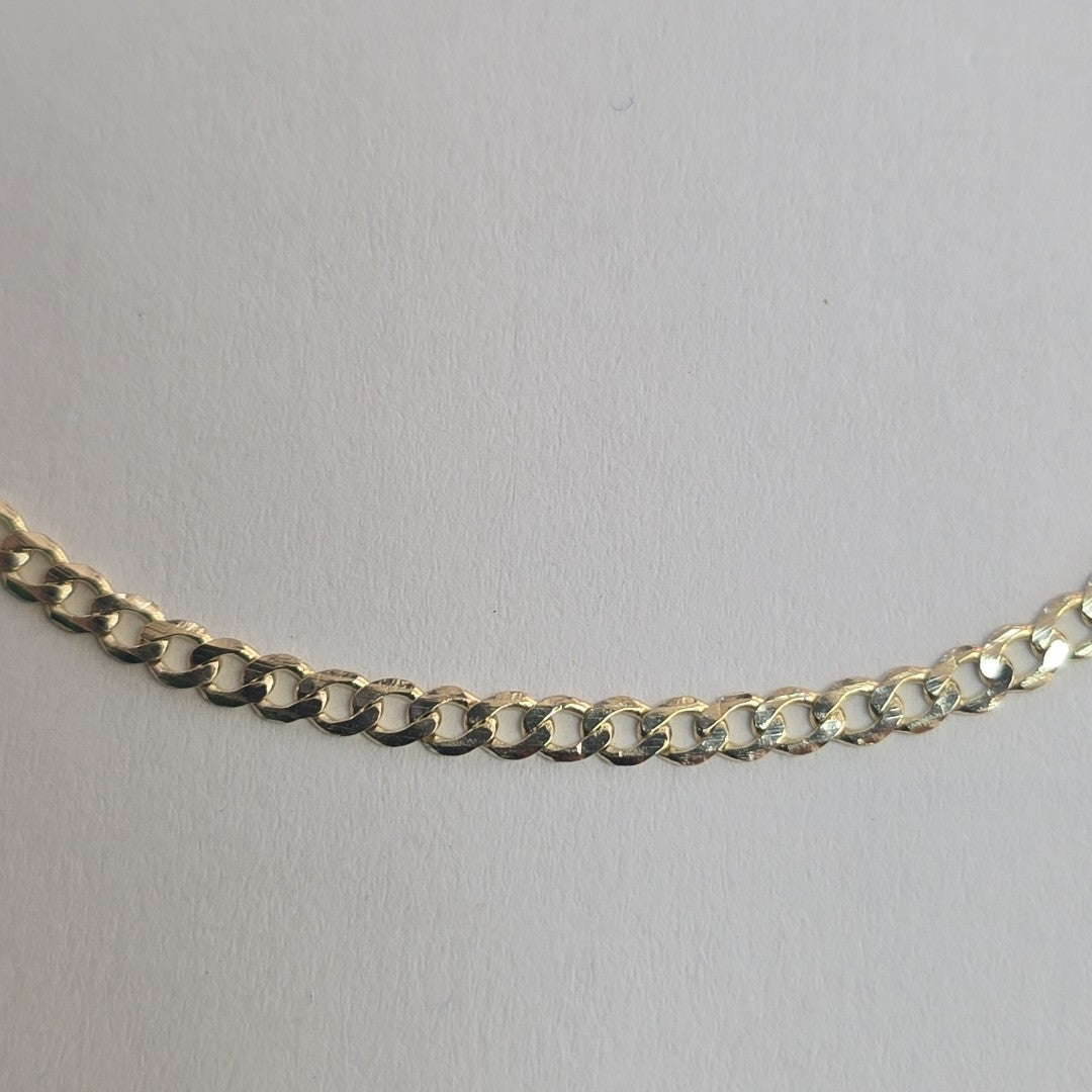 PULSERA BARBADA 14K 21 CM 2.2 GR (NUEVO)