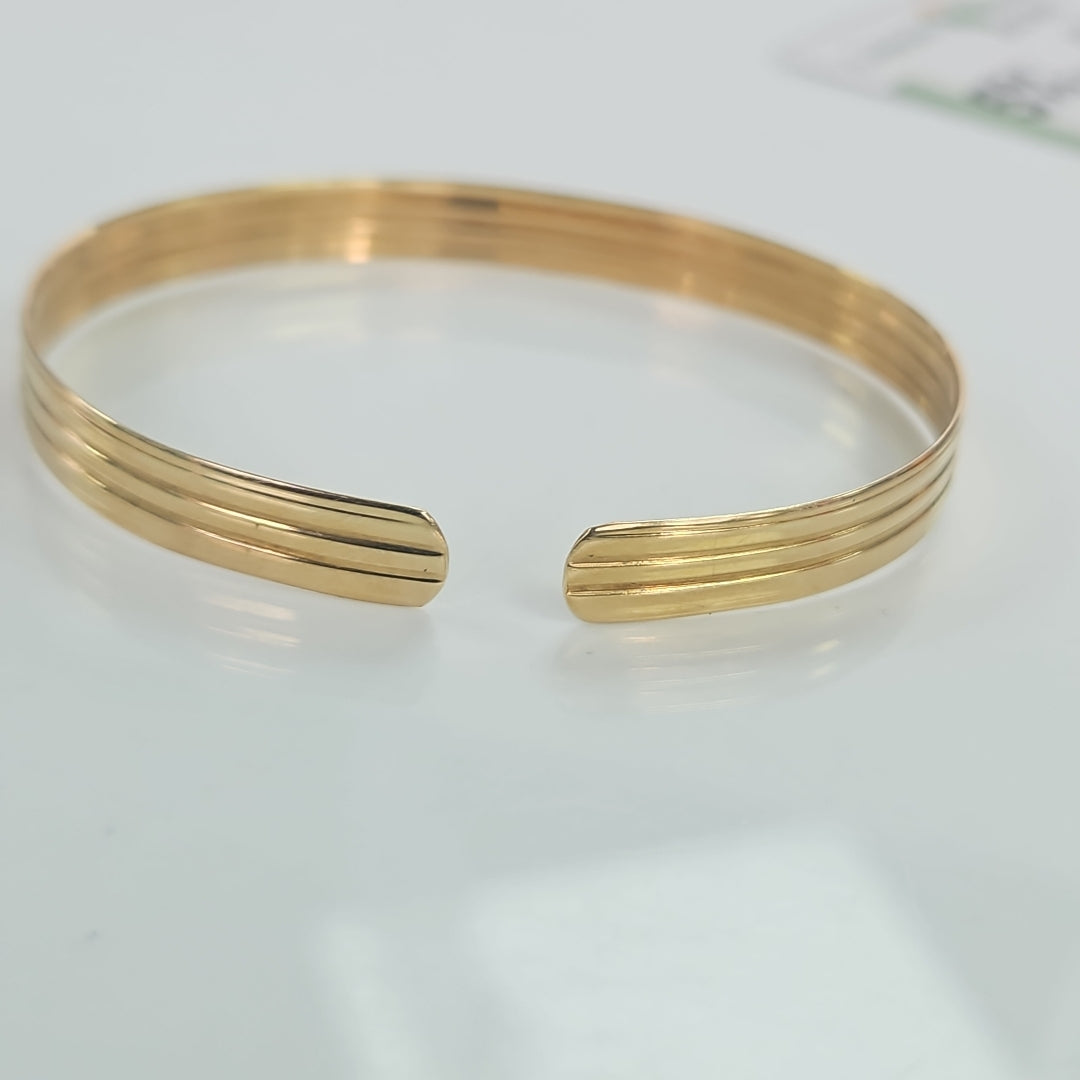 PULSERA RIGIDA ORO 14 K 9,70 GRMS (SEMINUEVO)
