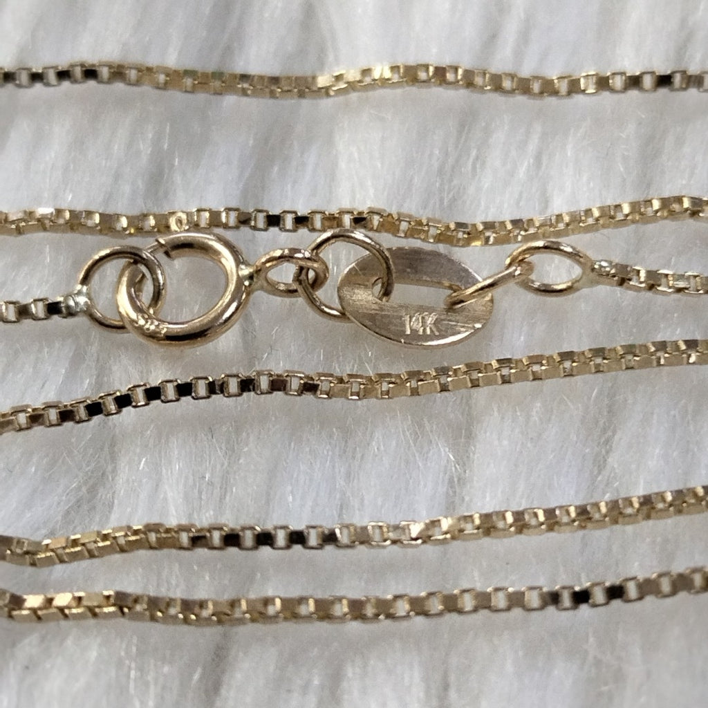 CADENA VENECIANO 14K 55 CM 2.4 GR (NUEVO)
